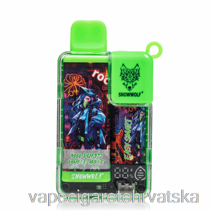Vape Cigarete Snowwolf Easy Smart Ea9000 Jednokratna Dvostruka Jabuka